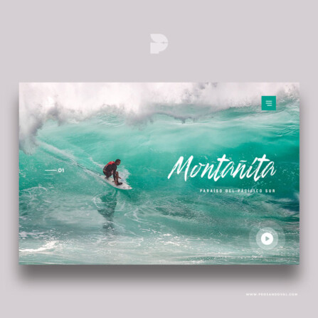 Diseño página web de noticias Montañita
