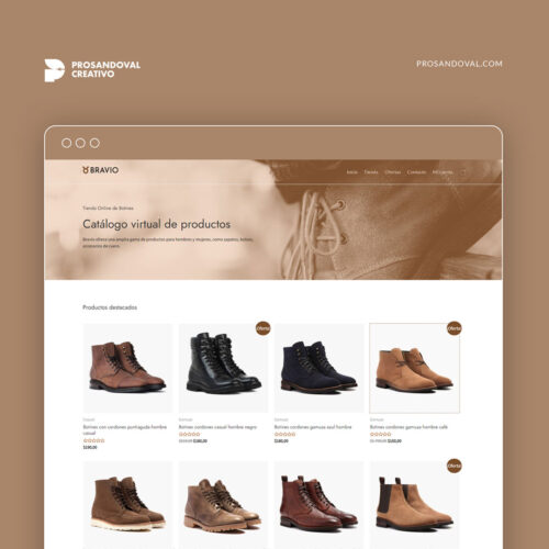 Diseño catálogo online de productos Diseño catálogo online de productos