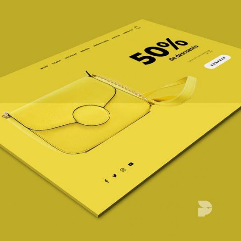 Diseno pagina web ecommerce bolsos caso estudio