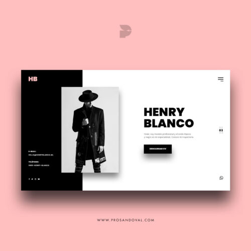 Diseño página web para CV online ecuador