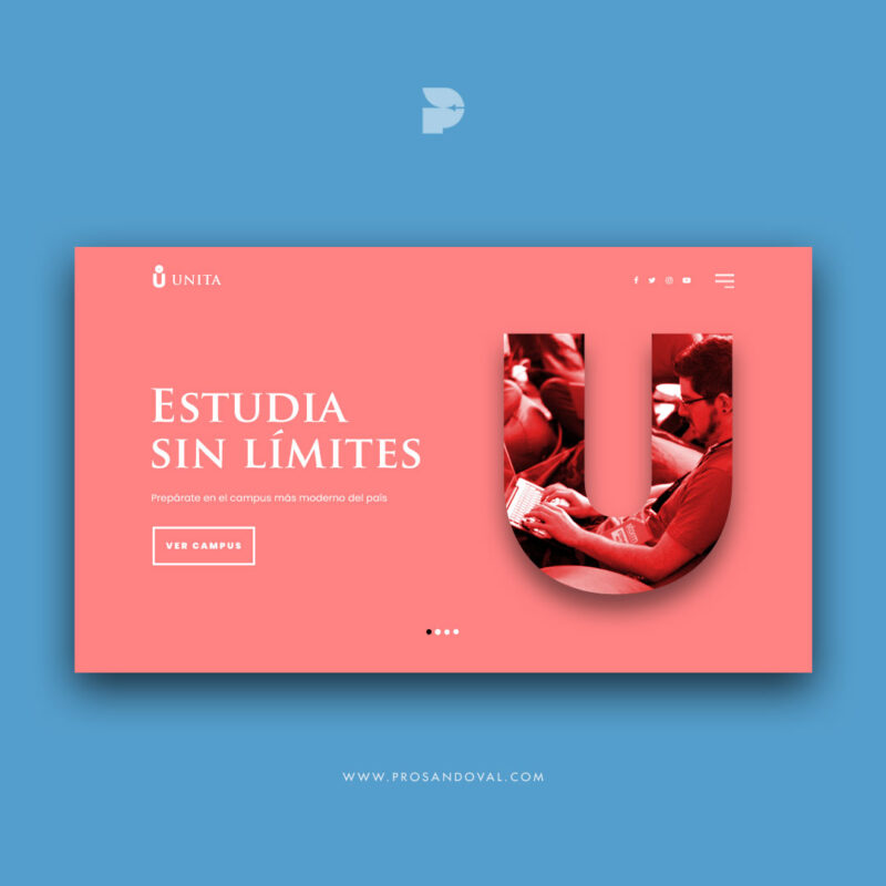 Diseño página web para Universidades Unita