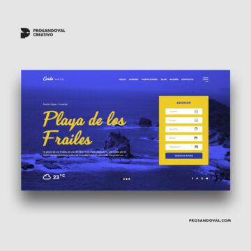 Diseno pagina web para cabanas de playa Diseño página web para cabañas de playa