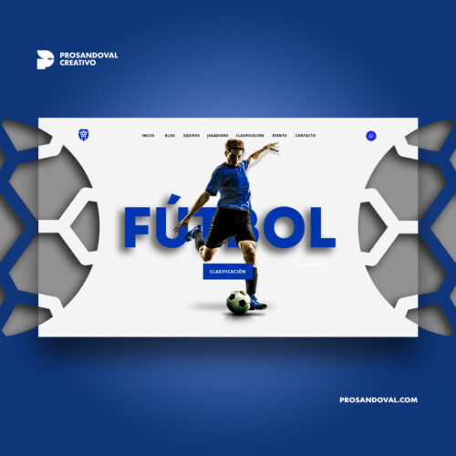 Diseño página web para campeonatos ecuador prosandoval
