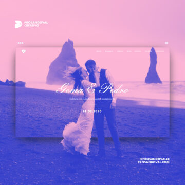 Diseño página web para enamorados Diseño página web para enamorados