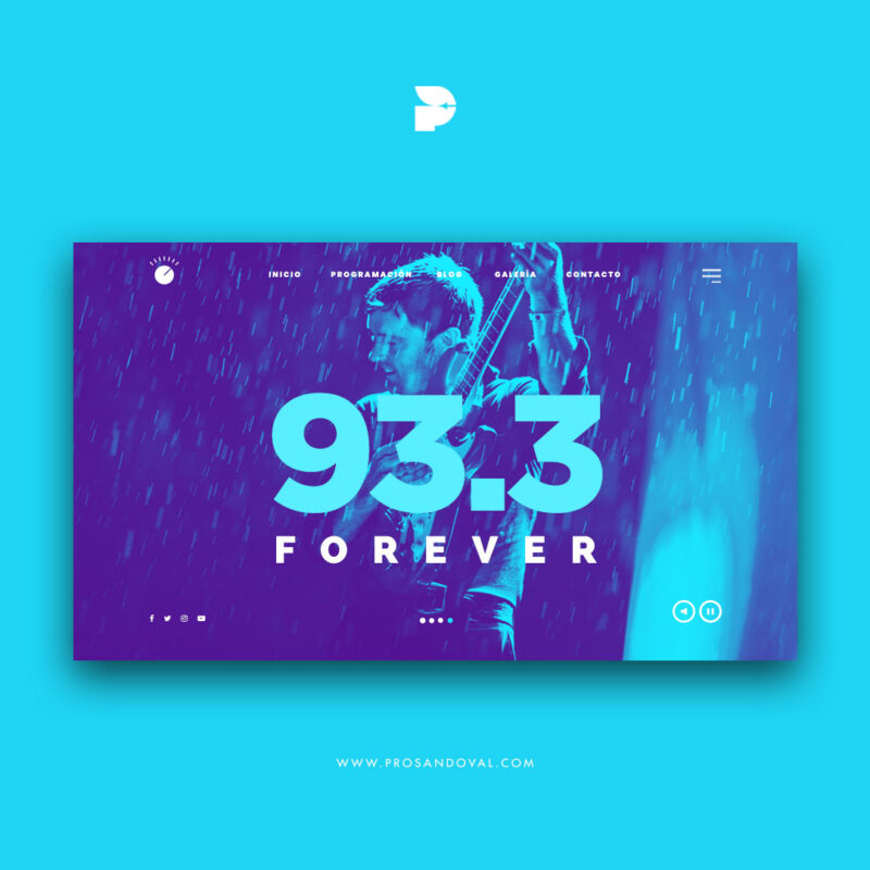 Diseño página web para estaciones de radio FM