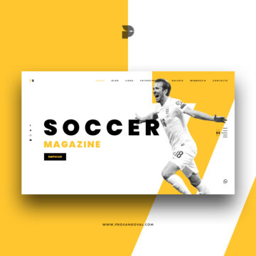 Diseño página web para revista deportiva Diseño página web para revista deportiva