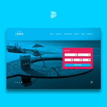 Diseño página web para resorts Lamar Hotel Diseño página web para resorts Lamar Hotel