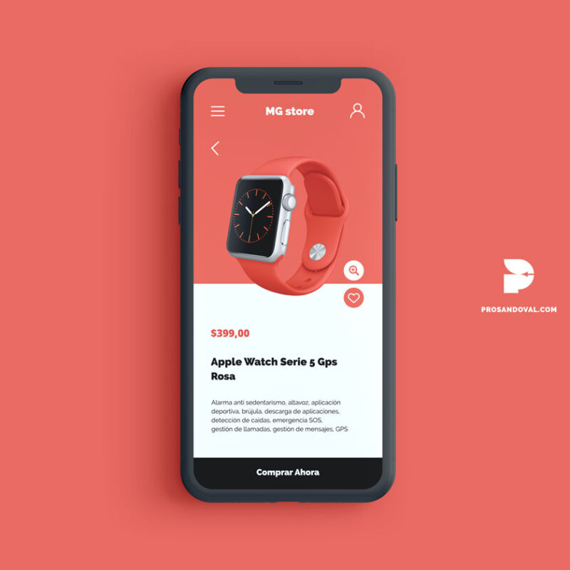 diseño tienda online para smartwatch financiamiento para páginas web