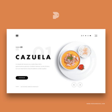 Diseño página web para catering Marinero Diseño página web para catering Marinero